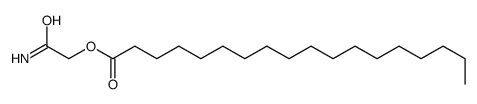 2-amino-2-oxoethyl stearate structure