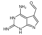 2,4-diamino-7H-pyrrolo[2,3-d]pyrimidine-5-carbaldehyde Structure