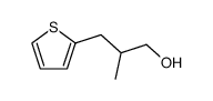 (+/-)-2-methyl-3-(2-thiophene)-1-propanol结构式