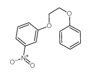 1-nitro-3-(2-phenoxyethoxy)benzene structure