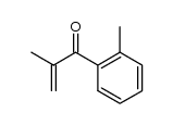 1-(2-methylphenyl)-2-methylprop-2-en-1-one结构式