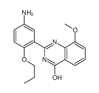 4(1H)-Quinazolinone,2-(5-amino-2-propoxyphenyl)-8-methoxy- (9CI) Structure