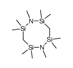 1,2,2,4,4,5,6,6,8,8-decamethyl-1,5,2,4,6,8-diazatetrasilocane Structure