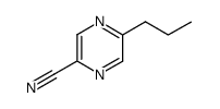 5-Propyl-pyrazine-2-carbonitrile结构式