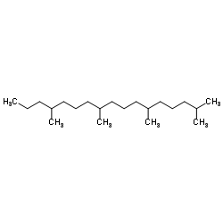 2,6,10,14-Tetramethylheptadecane Structure