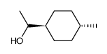 1-((trans)-4-methylcyclohexyl)ethanol结构式