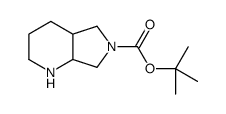 6-Boc-八氢吡咯并[3,4-b]吡啶结构式
