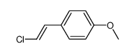4-METHOXY-TRANS-BETA-CHLOROSTYRENE structure