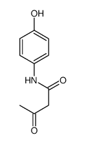 N-(4-Hydroxyphenyl)-3-oxobutanamide Structure