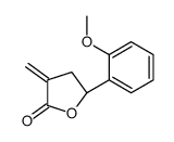 (5S)-5-(2-methoxyphenyl)-3-methylideneoxolan-2-one Structure