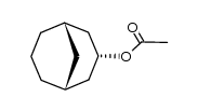 3α-Acetoxy-1α(H)-5α(H)-bicyclo[3.3.1]-nonan Structure