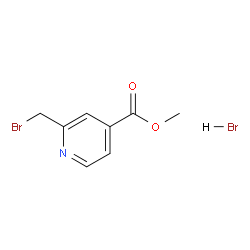 Methyl 2-(bromomethyl)isonicotinate hydrobromide structure