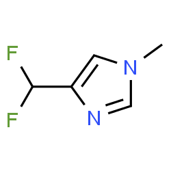 1H-Imidazole,4-(difluoromethyl)-1-methyl-(9CI)结构式