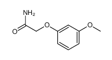 2-(3-methoxyphenoxy)acetamide结构式