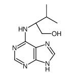 (2R)-3-methyl-2-(7H-purin-6-ylamino)butan-1-ol Structure