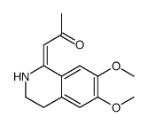 1-(6,7-dimethoxy-3,4-dihydro-2H-isoquinolin-1-ylidene)propan-2-one结构式