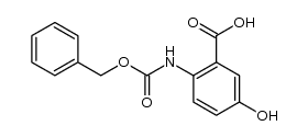 2-{[(benzyloxy)carbonyl]amino}-5-hydroxybenzoic acid Structure