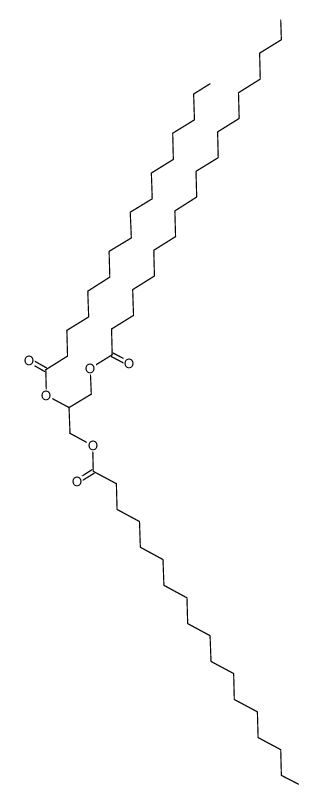 1,3-Distearoyl-2-Palmitoyl Glycerol结构式