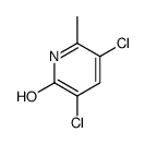3,5-DICHLORO-6-METHYLPYRIDIN-2-OL Structure