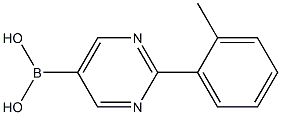 (2-(o-tolyl)pyrimidin-5-yl)boronic acid Structure