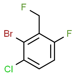 2-Bromo-1-chloro-4-fluoro-3-(fluoromethyl)benzene结构式