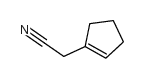 1-cyclopentenylacetonitrile Structure