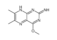 4-methoxy-6,7-dimethylpteridin-2-amine Structure