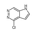 4-chloro-1H-pyrrolo[2,3-d]pyridazine structure