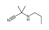 2-Methyl-2-(propylamino)propanenitrile结构式