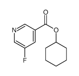 cyclohexyl 5-fluoropyridine-3-carboxylate Structure