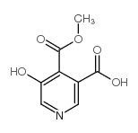 5-羟基吡啶-3,4-二羧酸-4-甲酯结构式