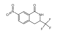 (+/-)-3-trifluoromethyl-7-nitro-3,4-dihydroisoquinolin-1(2H)-one Structure