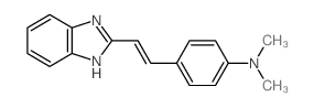 Benzenamine, 4-[2-(1H-benzimidazol-2-yl)ethenyl]-N,N-dimethyl- picture