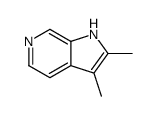 2,3-二甲基-1H-吡咯并[2,3-c]吡啶结构式