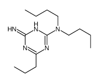 2-N,2-N-dibutyl-6-propyl-1,3,5-triazine-2,4-diamine Structure