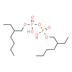 Bis(2-ethylhexyl) dihydrogen diphosphate structure