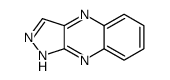 1H-Pyrazolo(3,4-B)quinoxaline结构式
