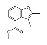 methyl 2,3-dimethylbenzofuran-4-carboxylate结构式