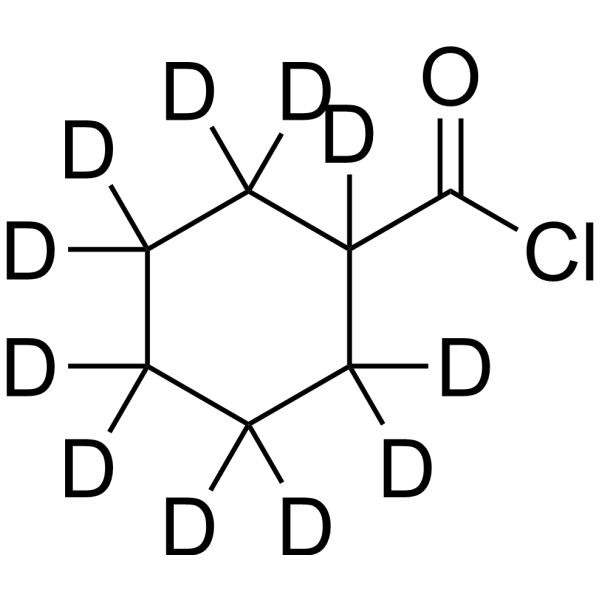 (Chlorocarbonyl)cyclohexane-d11结构式