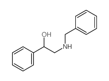 Benzenemethanol, a-[[(phenylmethyl)amino]methyl]-结构式