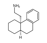 (+-)-2-(cis-1,3,4,9,10,10a-hexahydro-2H-[4a]phenanthryl)-ethylamine Structure