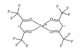 Fe(II)(hexafluoroacetylacetonate)2结构式