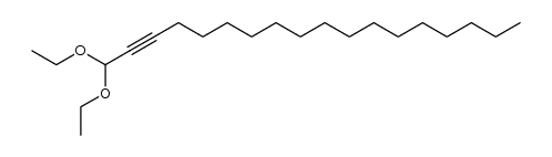 1,1-diethoxy-2-octadecyne Structure