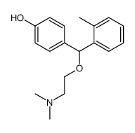 4-[2-(Dimethylamino)ethoxy(2-methylphenyl)methyl]phenol结构式