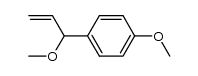 3-methoxy-3-(4-methoxyphenyl)propene结构式