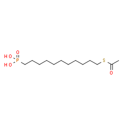 11-S-acetylundecylphosphonic acid结构式