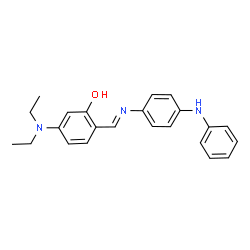2-{[(4-anilinophenyl)imino]methyl}-5-(diethylamino)phenol picture
