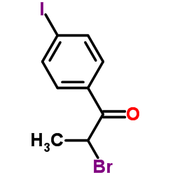 2-Bromo-1-(4-iodophenyl)-1-propanone Structure