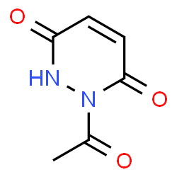 3,6-Pyridazinedione, 1-acetyl-1,2-dihydro- structure