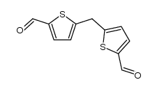 2,2'-dithienylmethane-5,5'-dicarboxaldehyde Structure